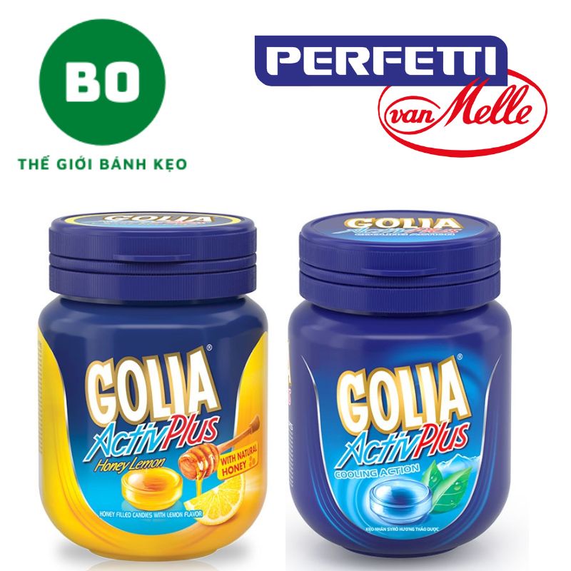 Kẹo GOLIA Hũ Hương Bạc Hà - Chanh Mật Ong