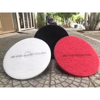 Pad chà sàn, đánh bóng. miếng chà sàn vệ sinh, đánh bóng đen/đỏ/trắng 16"