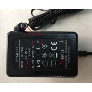 Adapter 12V 1.5A Connector 5.5mm x 2.1m