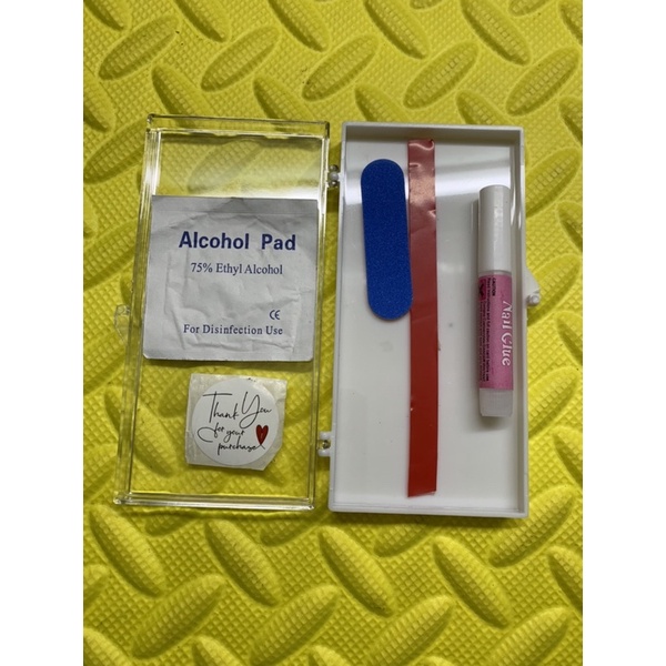 Combo làm nail box hộp vuông có dán keo