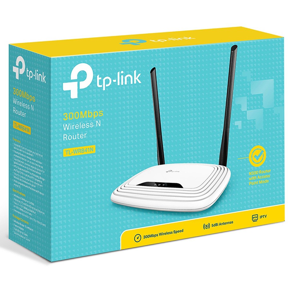 Bộ phát wifi TP-Link TL-WR841N – Chuẩn N Tốc Độ 300Mbps