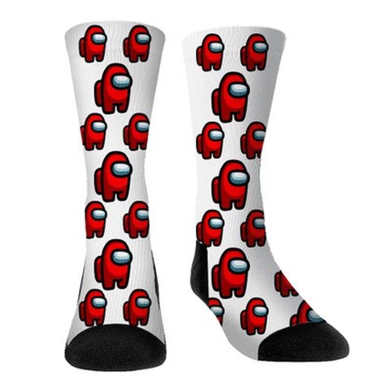 Vớ Dài In Họa Tiết Hoạt Hình Phong Cách Harajuku Ấm Áp Thời Trang Mùa Đông Cho Nữ