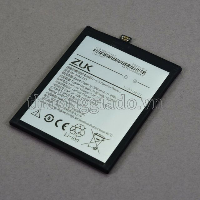 pin Lenovo Zuk Z2 Pro (BL263) 3000mAh bảo hành 6 tháng