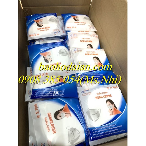 Khẩu trang Hero VNN95 Tây Sài Gòn - 5Lớp, không bí thở