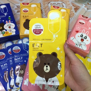 Mặt nạ LINE FRIEND thỏ gấu vịt