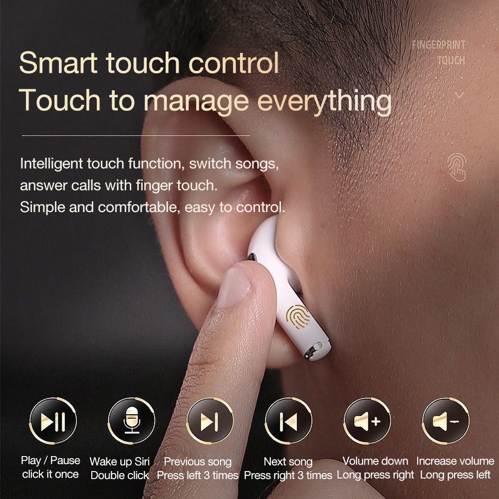 Bộ Tai Nghe Không Dây Bluetooth Mini Pro 4 TWS Có Mic