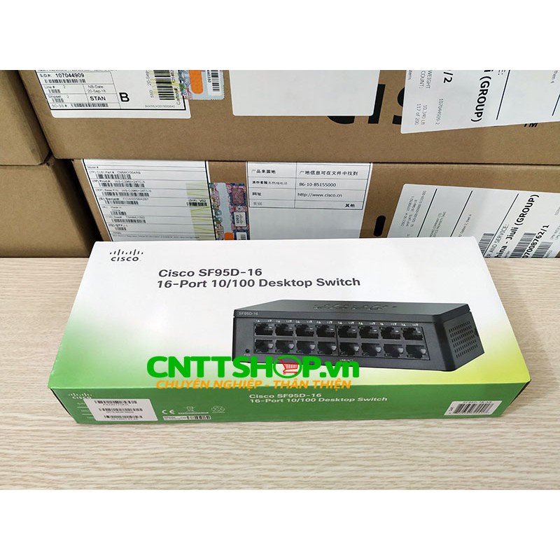 SF95D-16 Thiết bị mạng Cisco SMB dòng 95 16 cổng 10/100 Mbps