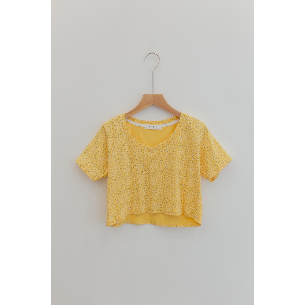[ Miều ] Áo Croptop Flower