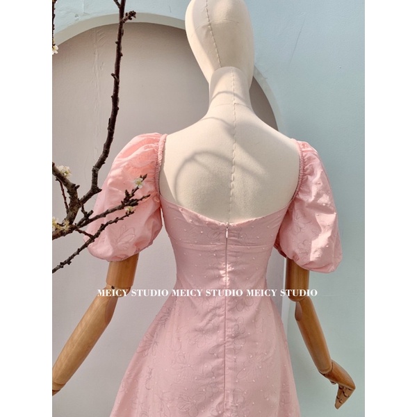 LYNNE DRESS - Đầm tay bồng dáng tiểu thư nữ tính