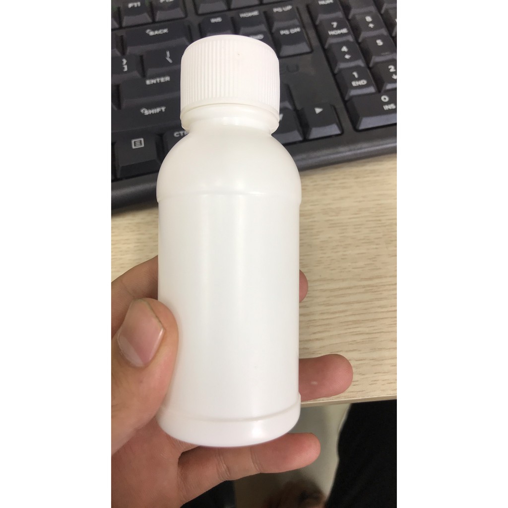 Chai,lọ nhựa đựng thuốc viên thực phẩm chức năng-100ml- trắng