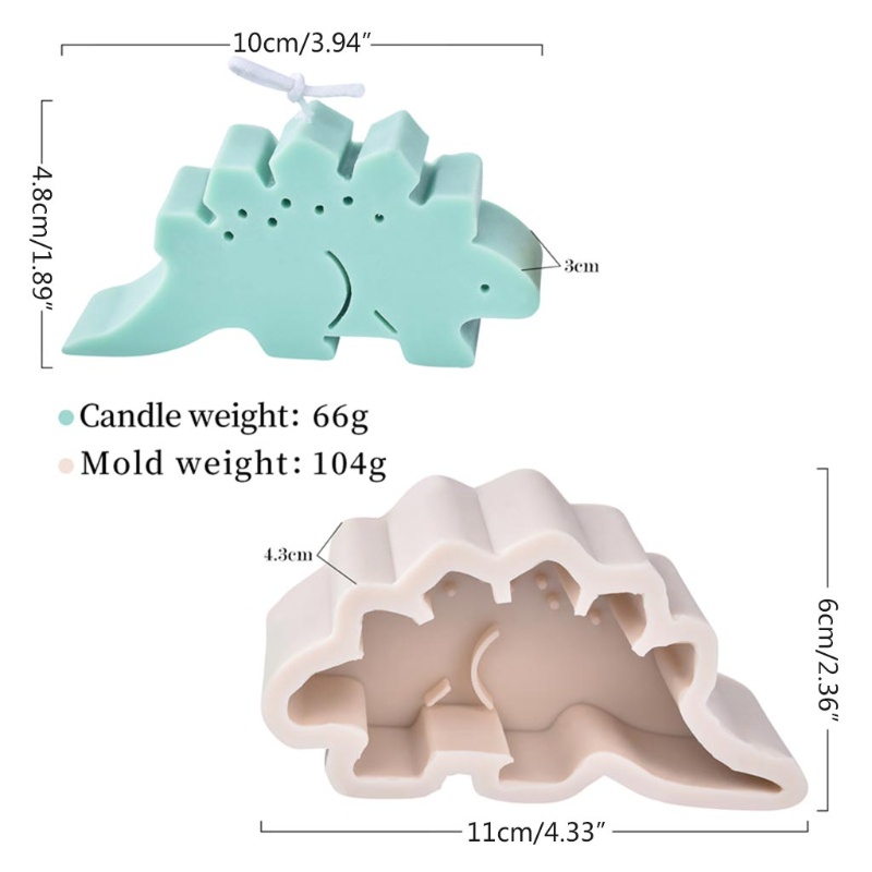 Khuôn Silicone Làm Bánh Hình Động Vật 8 Kiểu Sáng Tạo