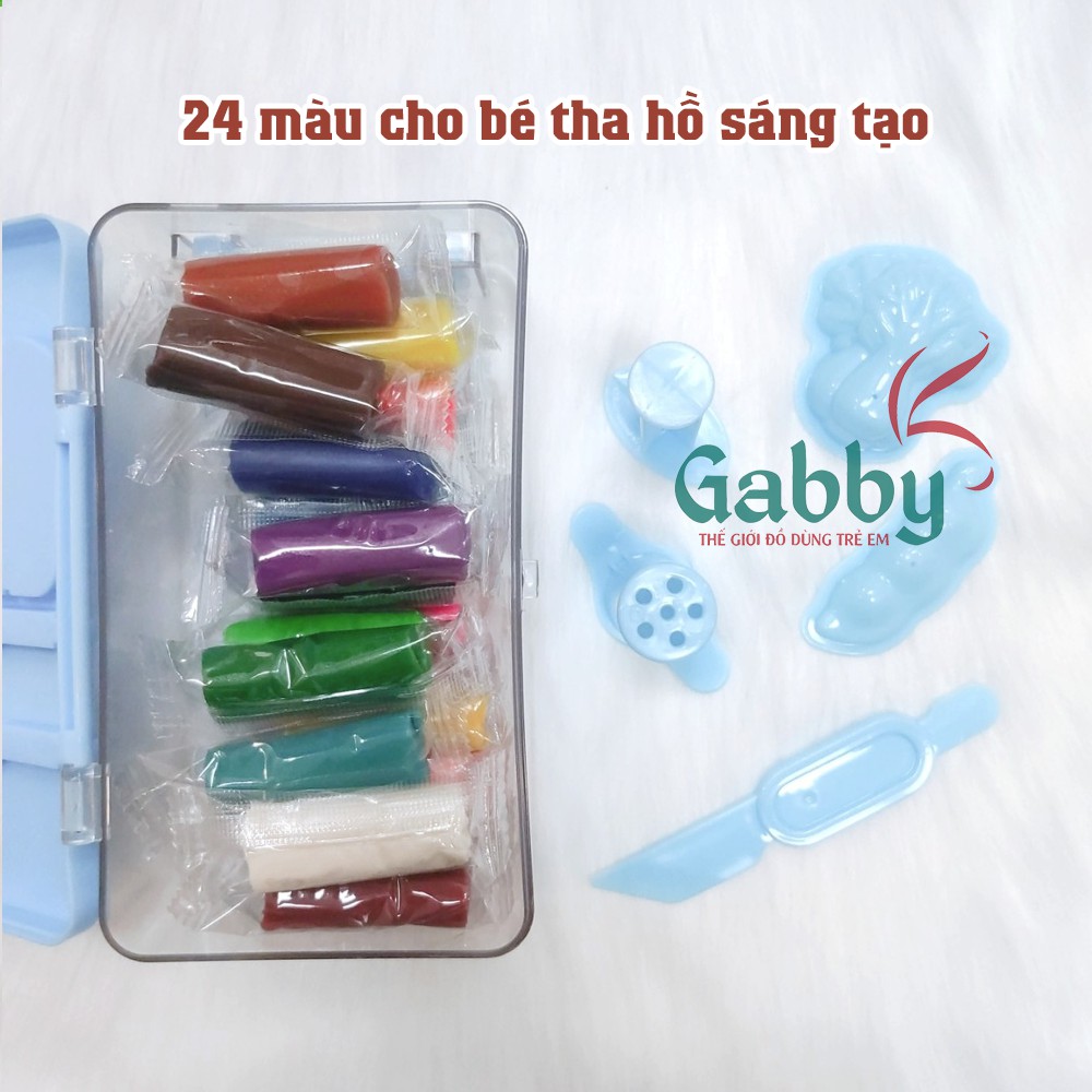 BỘ ĐẤT SÉT 24 MÀU HÌNH TỦ LẠNH D.I.S.N.E.Y (SPIDERMAN/ ELSA)