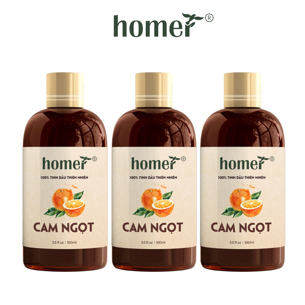 Combo 3 tinh dầu Cam Ngọt Homer 20ml/chai