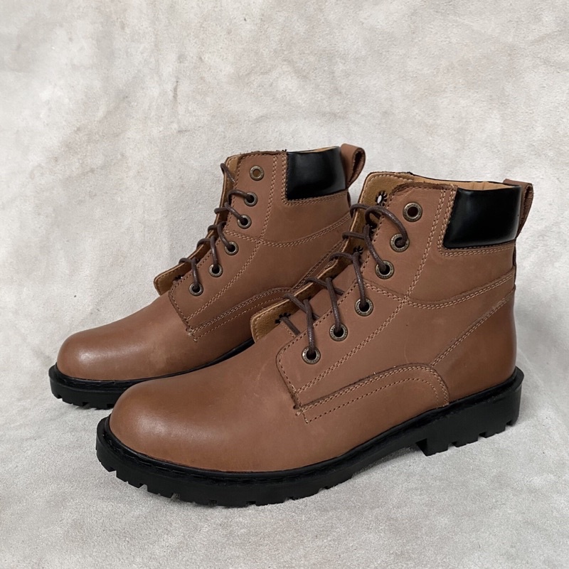 Giày da nam TEFOSS HN612 vàng bò cá tính và sành điệu làm từ da bò thật size 38-44