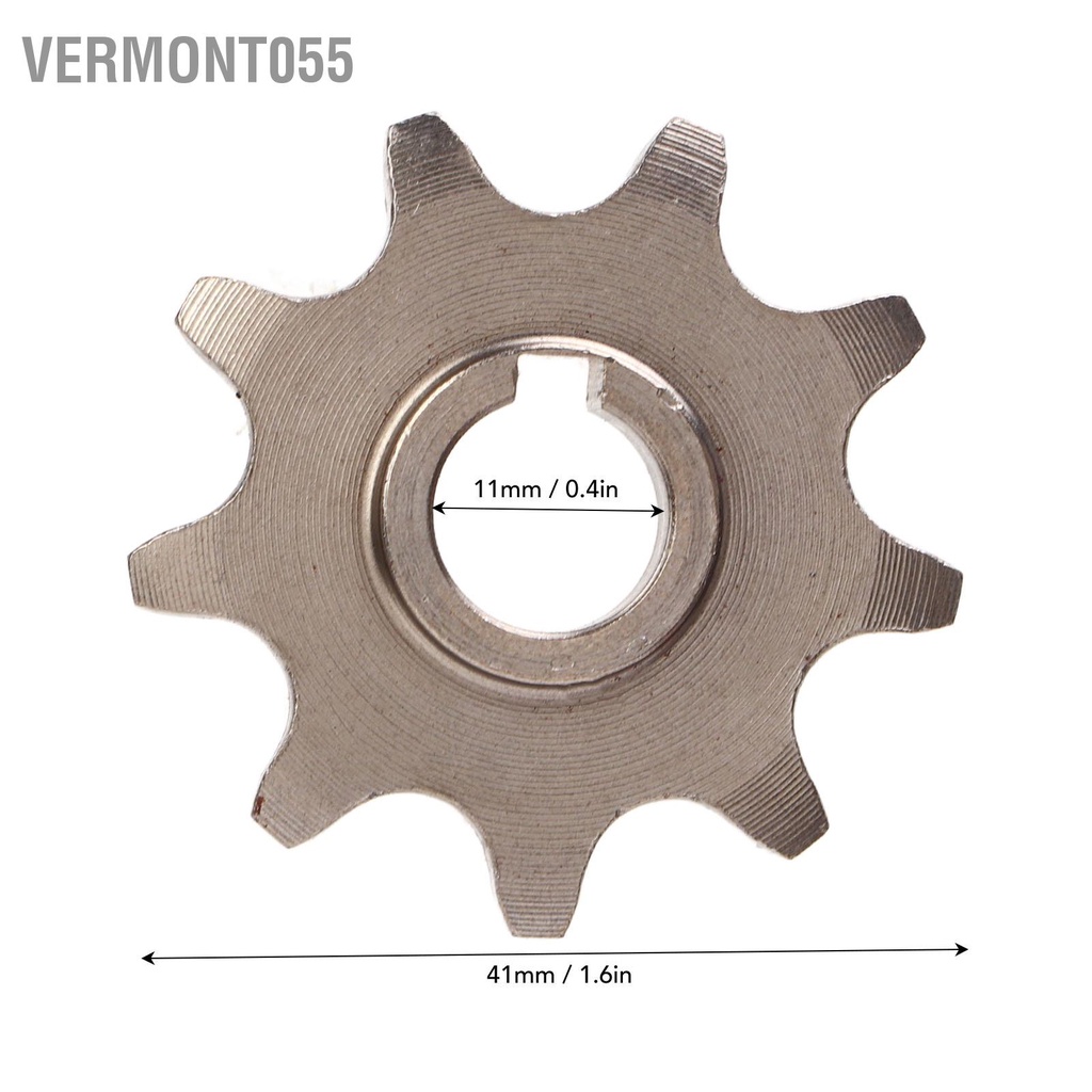 Vermont055 420 9 Nhông xích cho Động cơ giảm tốc MY1016Z2 MY1016Z3 MY1018 Độ chính xác cao Thép carbon Dễ dàng lắp đặt động