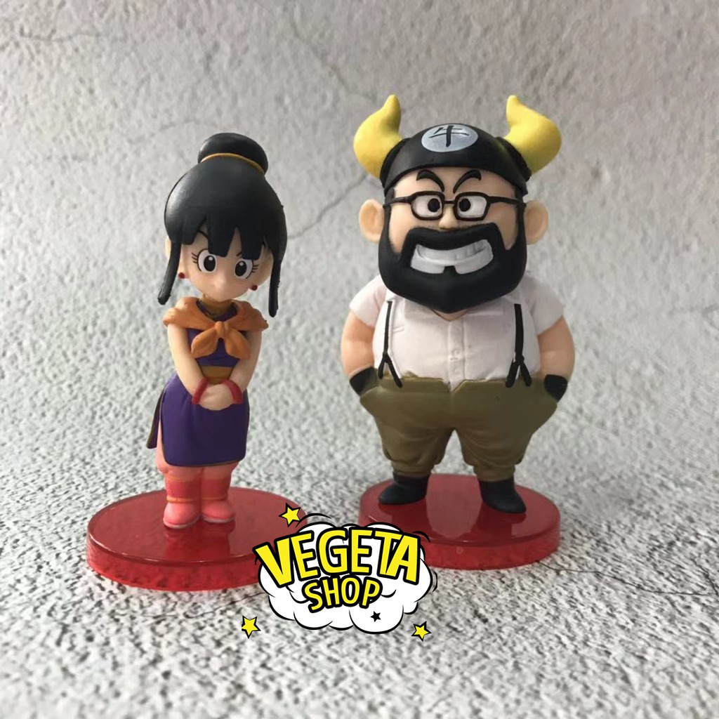 Mô hình Dragon Ball - WCF DWC Vol.2 - Set 8 mẫu Goku Thần Kaio Bubbles Gohan Krillin Bulma ChiChi Ox King - Full box