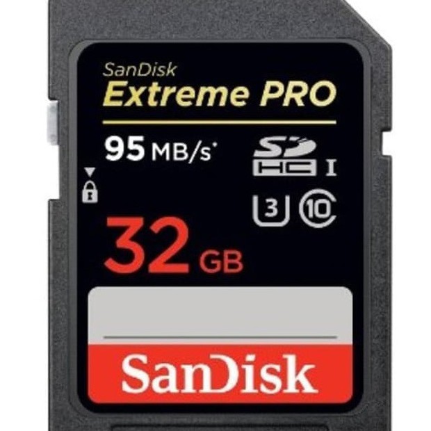 Thẻ Nhớ Sandisk Extreme Pro Sdcard / Sdxc 32gb 95mb / S