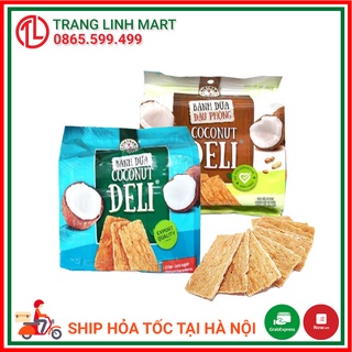 Bánh dừa nướng/đậu phộng Deli gói 170g