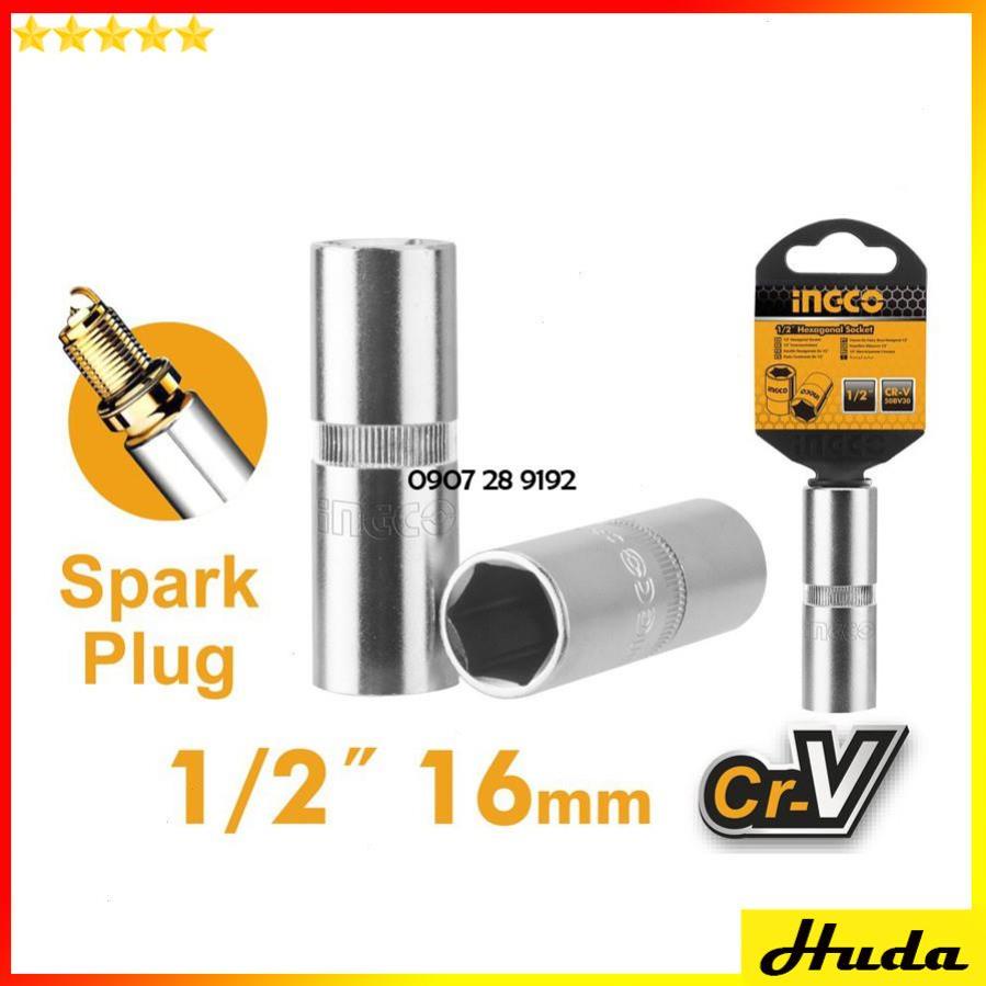 Đầu khẩu tiếp tuýp lục giác mở bugi 1/2 inch Total - Ingco