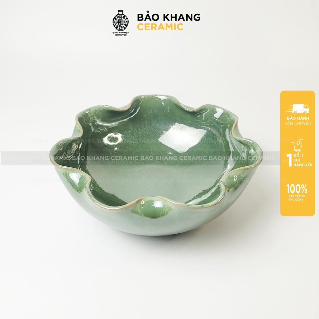 Bát Sen Thả Hoa - chậu Thả Hoa Phong Thủy Tắm Phật Bát Minh Đường Tụ Thuỷ Gốm Sứ Bát Tràng