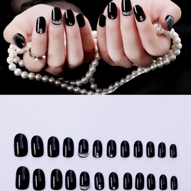 Bộ 24 móng tay giả kèm keo