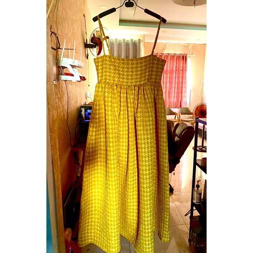 Đầm baby doll maxi 2 dây