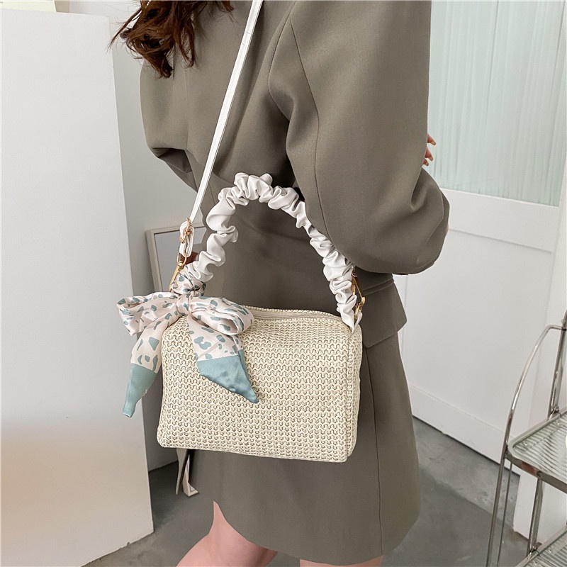 Túi xách nữ JASMIN NOIR đan cói đơn giản thời trang