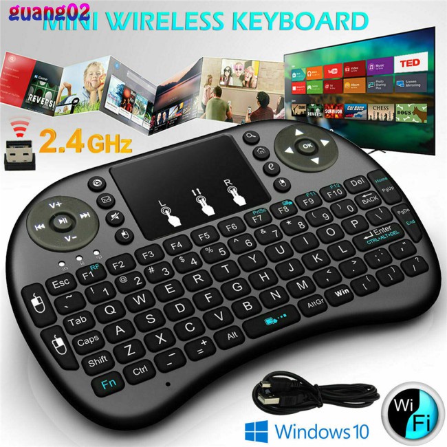 Bàn Phím Không Dây Mini 2.4g Tích Hợp Cảm Ứng Cho Pc Android Tv Box Ky | BigBuy360 - bigbuy360.vn