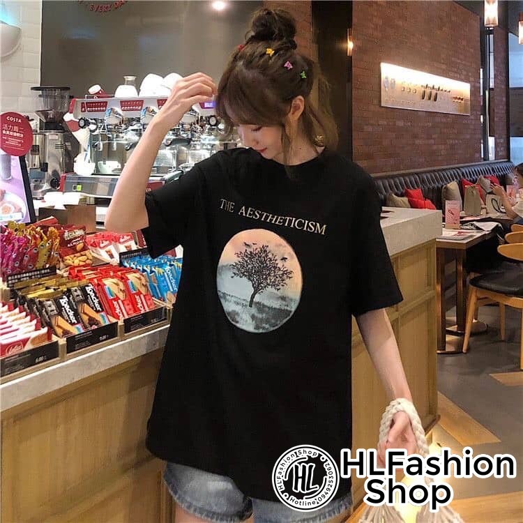 Áo Thun Tay Lỡ Form Giấu Quần HÌNH TRÒN CÂY siêu đẹp | BigBuy360 - bigbuy360.vn