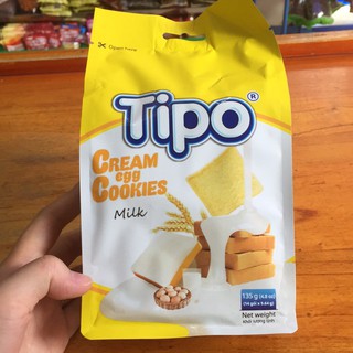Bánh trứng tipo cream cookies milk 135g