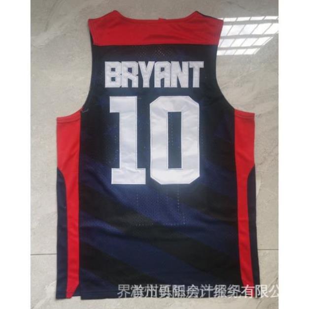 Áo Đấu NBA Los Angeles Lakers 24 # Quả Bóng Rổ KOBE BRYANT 10 Màu Xanh Đen Chất Lượng Cao ! !
