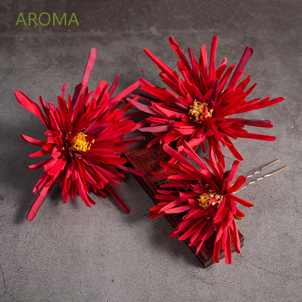 Set 3 Phụ Kiện Kẹp Cài Tóc Tạo Hình Hoa Thời Trang Cổ Điển Cho Nữ