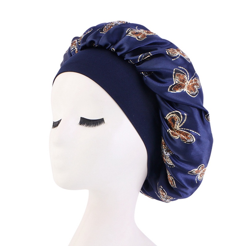 Mũ Trùm Đầu Khi Ngủ Vải Satin Chăm Sóc Tóc Cho Nam Và Nữ