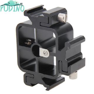 Chân đế hot shoe gắn đèn flash 3 trong 1