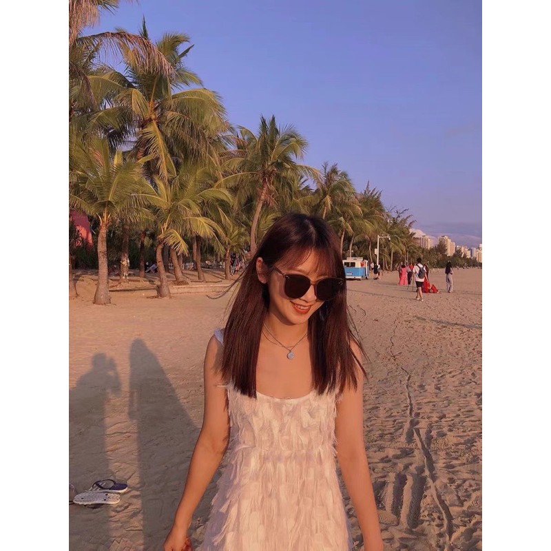 sẵn JANE'S Váy maxi thiên nga hở lưng đi biển J0164