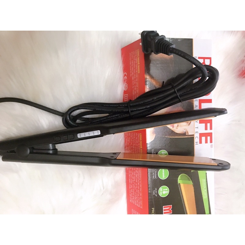 Máy Duỗi Tóc Chỉnh Nhiệt, Máy Kéo Thẳng Tóc Hàn Quốc