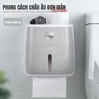 HỘP ĐỰNG GIẤY VỆ SINH 2 NGĂN ECOCO 9233