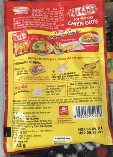 Bột Tẩm Khô Chiên Giòn Aji Quick 42g