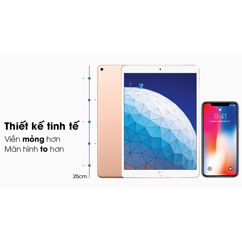 Máy tính bảng Apple Ipad Air 10.5 inch wifi 64GB 2019 - Nhập khẩu chính hãng | BigBuy360 - bigbuy360.vn