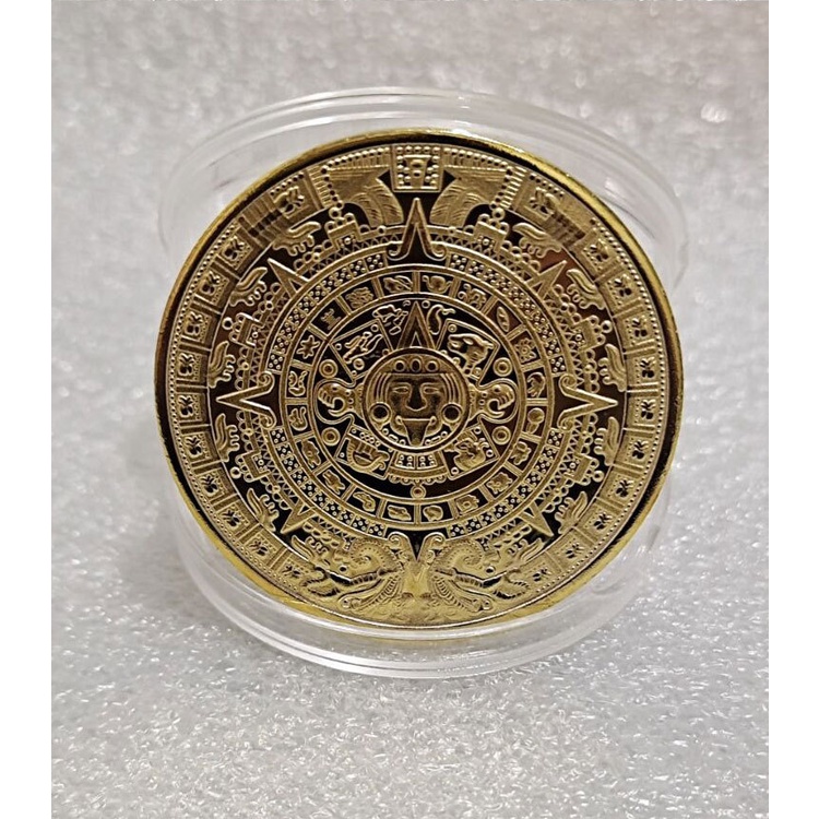 Đồng Xu Kỷ Niệm Hình Kim Tự Tháp Mexico