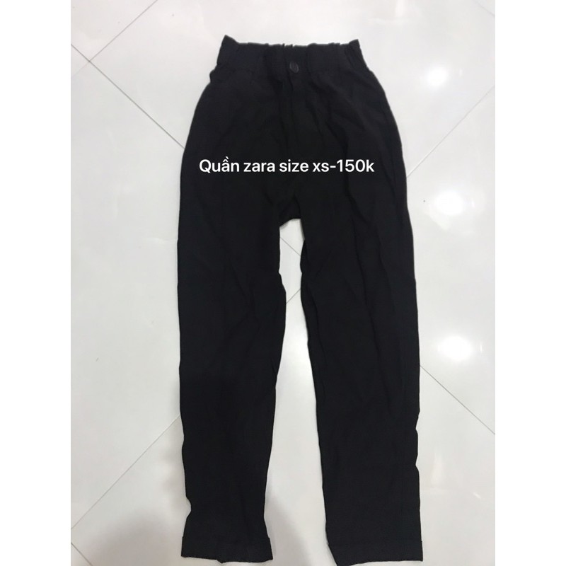 quần vải zara size xs