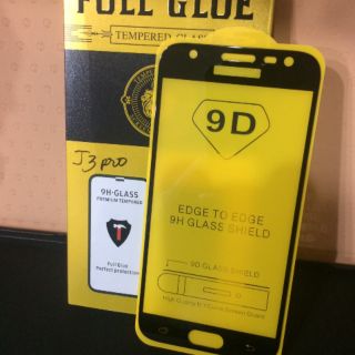 Kính cường lực 5D samsung galaxy j3 pro full màn hình kèm phụ kiện dán tại nhà