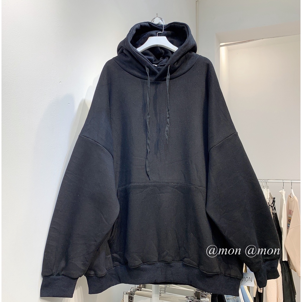 2101052 Hoodie nỉ bông siêu to khổng lồ - áo nỉ chui nữ ulzzang form siêu to và dài rộng. | BigBuy360 - bigbuy360.vn