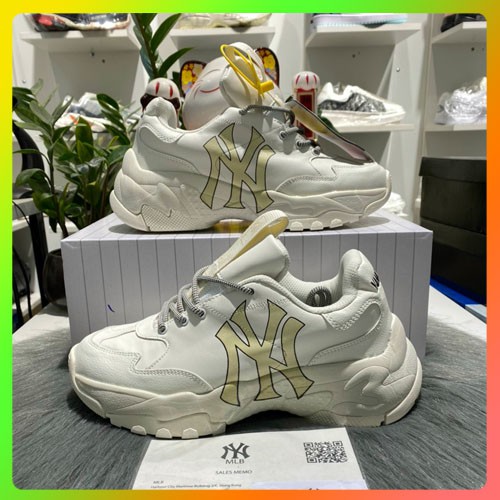 [Hot trend - Bản in ] Giày Thể Thao Sneaker 𝐌𝐋𝐁 NY Chữ Vàng Bản in 3D 11 Cực Nét (Tặng Kèm 1 Đôi Vớ)