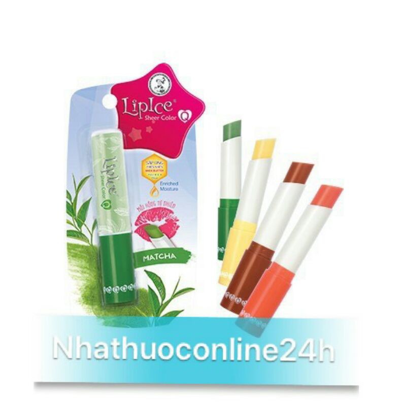 Son dưỡng môi xinh LipIce Sheer Color Q (3 màu vị)