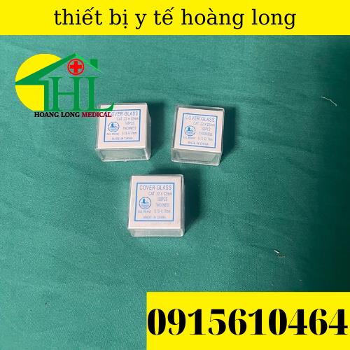 [ com Bo10 Hộp ] Lamen kính Hiển Vi 22x22mm Hộp 100 Kính