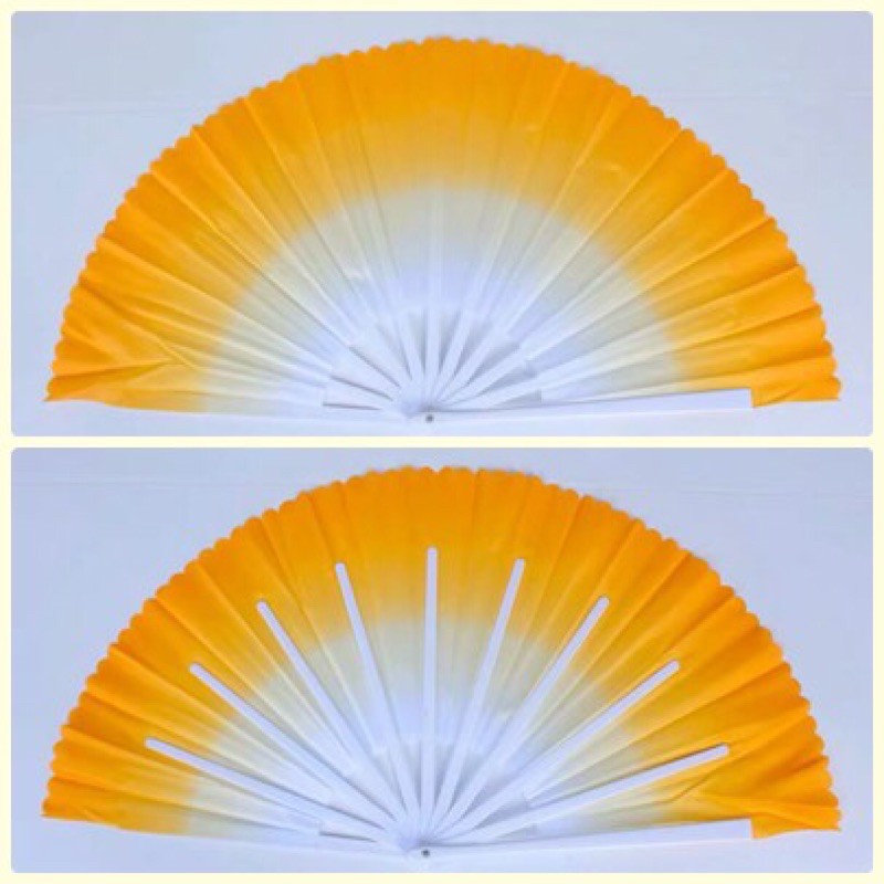 Đôi/Cặp Quạt múa nan nhựa các màu xanh lá,đỏ,vàng,Hồng,xanh dương