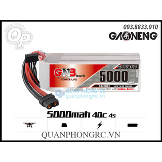 Pin GNB 5000mAh 4S 40C 14.8V LiPo Battery XT60 Plug