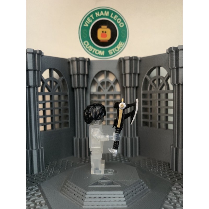 No7.Phụ kiện minifigures:  Vũ khí siêu nhân morphin, gao