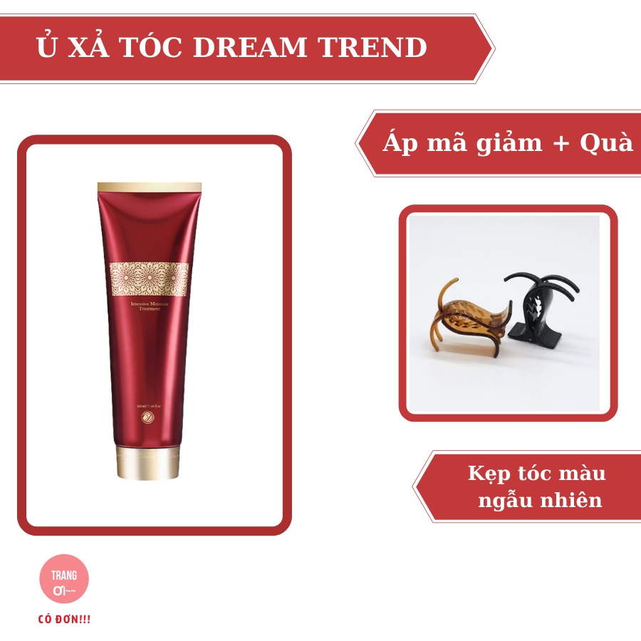 Dầu xả mặt nạ tóc Dream Trend suôn mượt phục hồi cho tóc hư tổn
